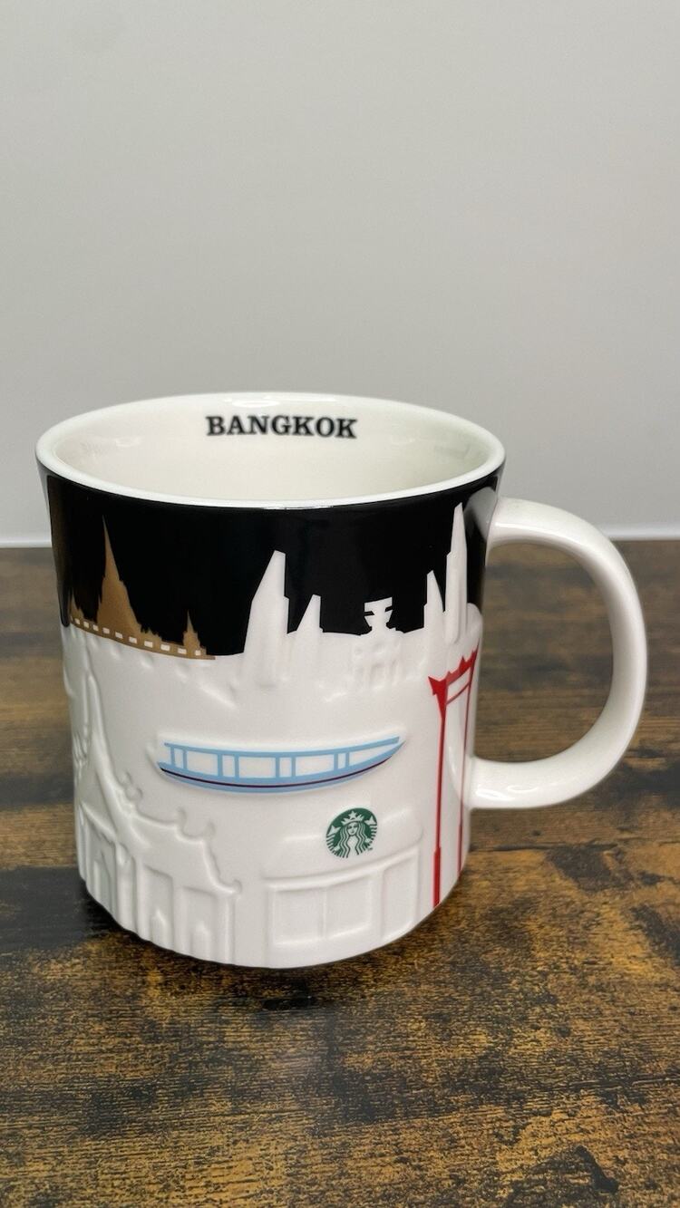 Starbucks Bangkok Relief 2014 Coffee Mug Collector Series City Skyline 16oz